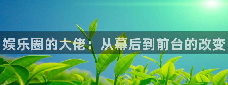 星欧娱乐.ccmpc正版：娱乐圈的大佬：从幕后到前台的改变