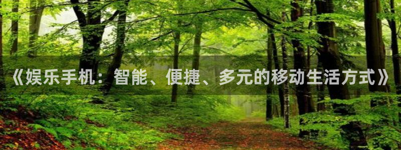 苹果版星欧娱乐下载安装：《娱乐手机：智能、便捷、多元的移动生活方式》
