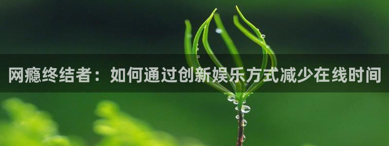 星欧娱乐体育3：网瘾终结者：如何通过创新娱乐方式减少在线时间